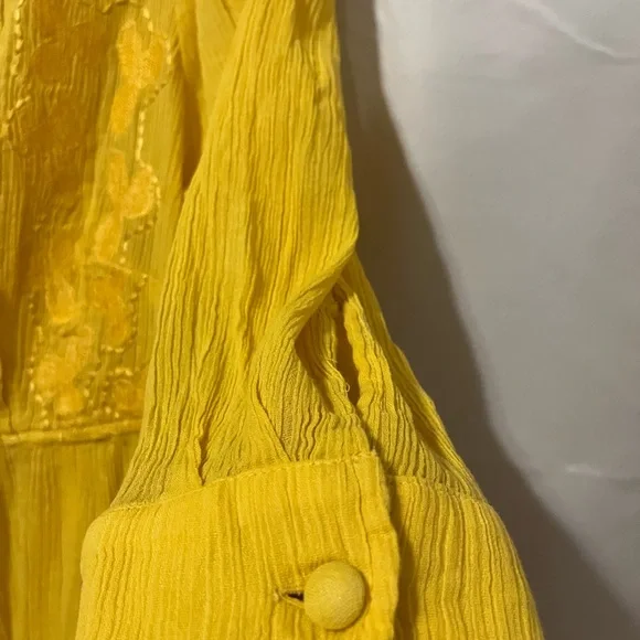 eShakti Yellow Embroidered Tunic Dress. Never worn. Excellent condition. - Picture 9 of 15